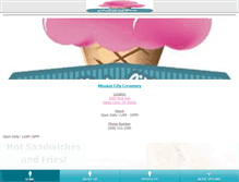 Tablet Screenshot of missioncitycreamery.com